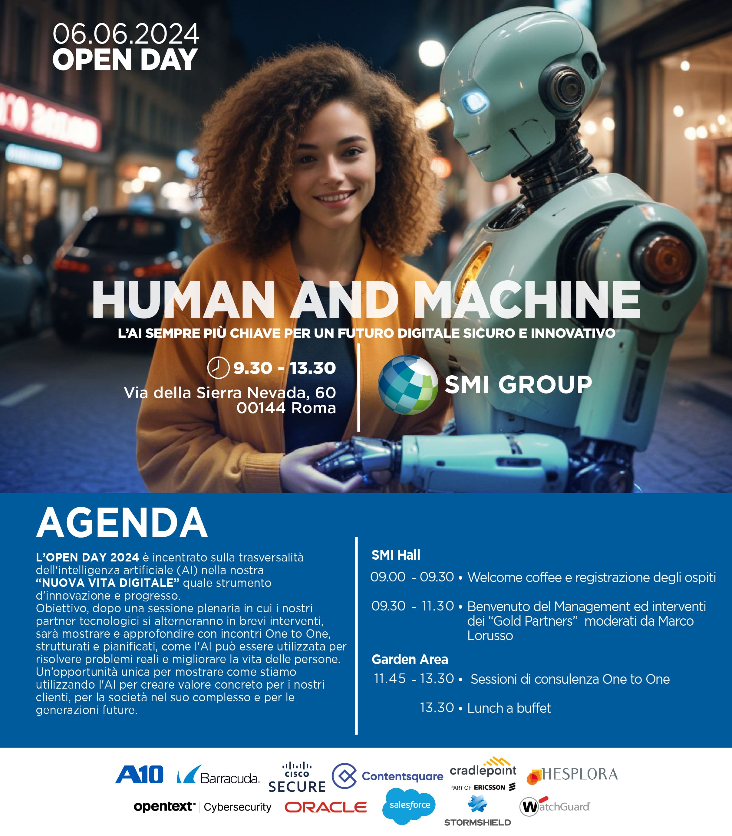 Open Day SMI Technologies and Consulting - Human and Machine